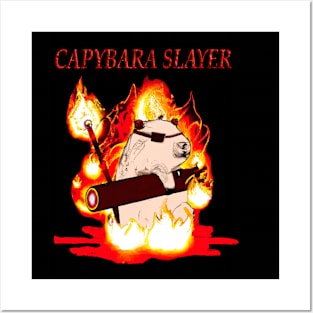 Capybara Slayer Posters and Art